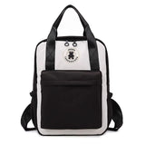 ワンポイントベアスクエアリュック