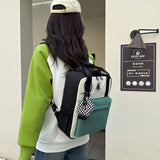 ワンポイントベアスクエアリュック