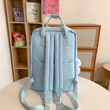 ワンポイントスクエアリュック