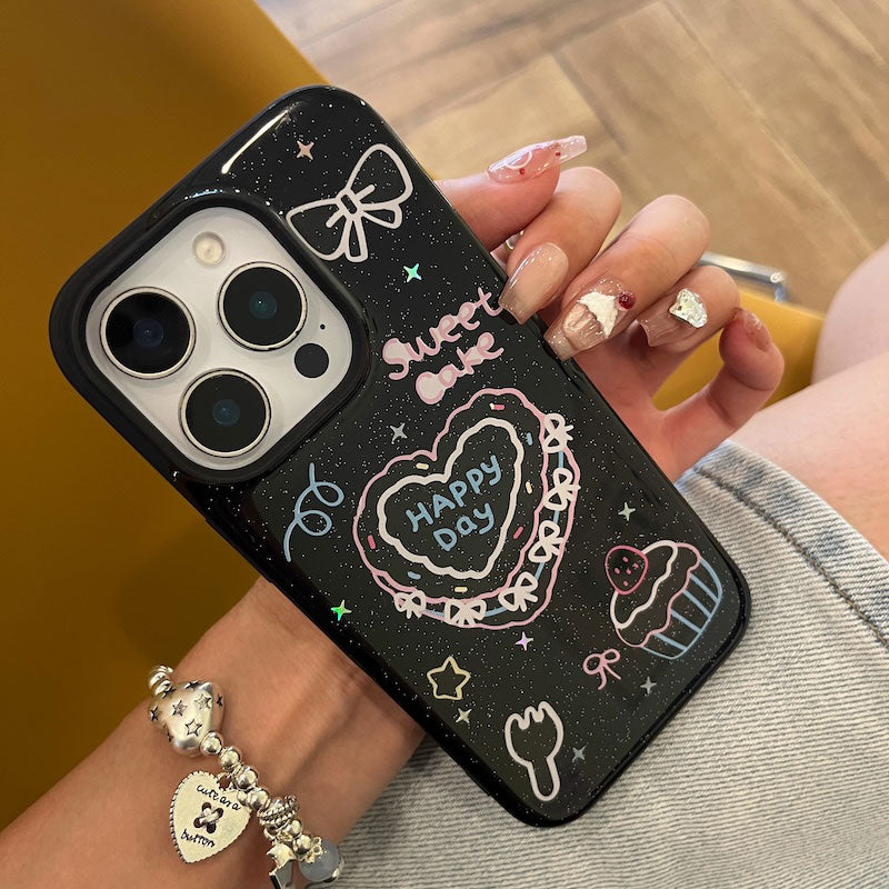 ブラックボードペイントiPhoneケース