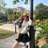 リボンレーストラックウィンドブレーカー