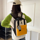 ワンポイントベアスクエアリュック