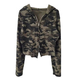 カモフラージュフィットパーカー