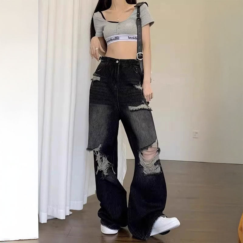 ストリートダメージインディゴデニム