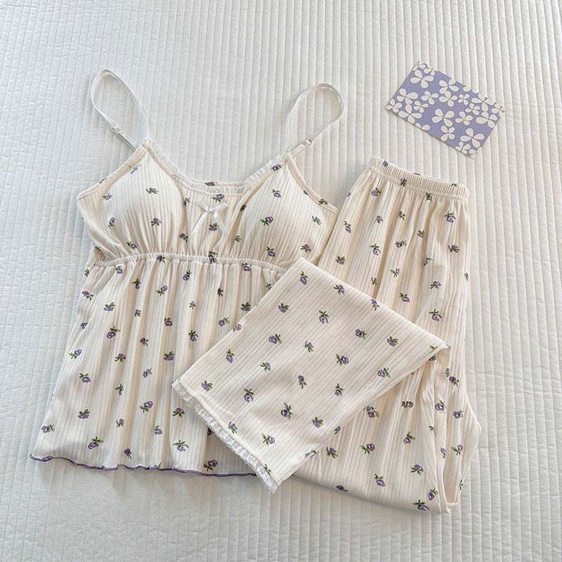 ソフトファブリックパターンルームウェア