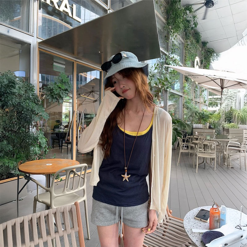 エアスムースライトカーディガン