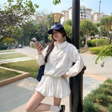 リボンレーストラックウィンドブレーカー