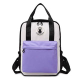 ワンポイントベアスクエアリュック