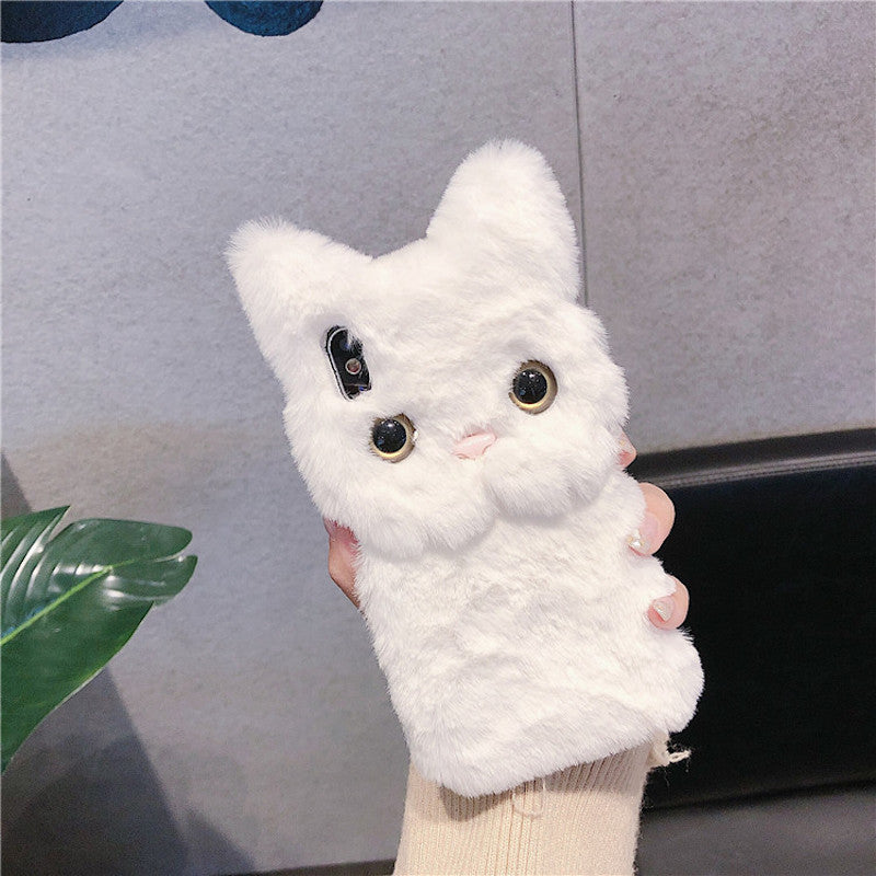 【iPhone17対応】もふもふキャットiPhoneケース