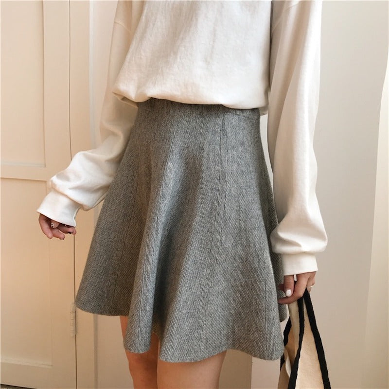 ナチュラルフレアスカート