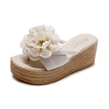 ワンポイントウェッジソールサンダル