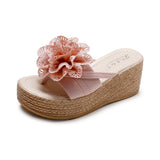 ワンポイントウェッジソールサンダル