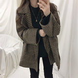 モダンチェックコート