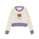 アニマルフェイスニット