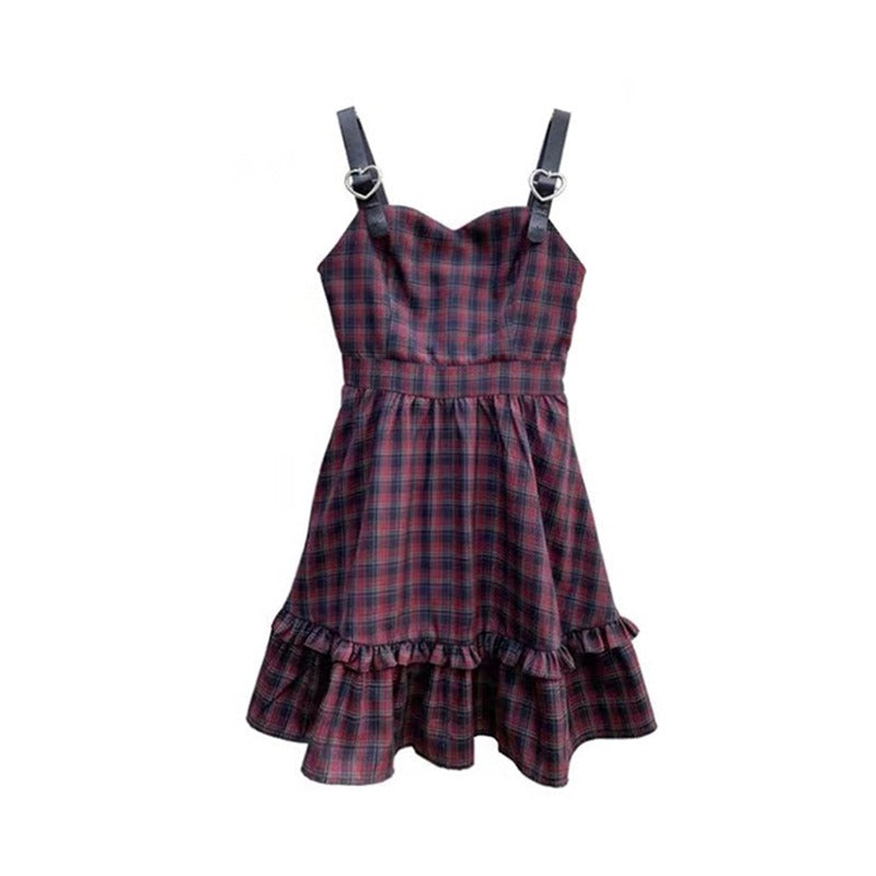 ハートバックルワンピース&フリルボレロSET