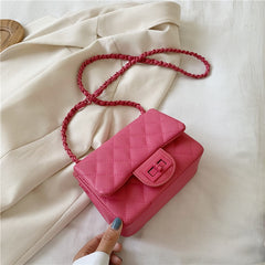 マットキルティングレザーバッグ