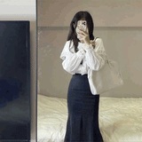 デニムマーメイドスカート