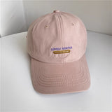 くすみパステルカラーキャップ