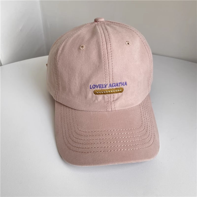 くすみパステルカラーキャップ