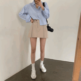 ワイドプリーツミニスカート