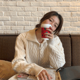 ケーブルジップパーカー