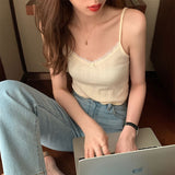 クロップドレースキャミソール