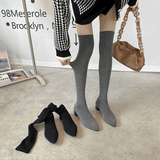 ニーハイソックスブーツ