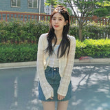 フローラスルーカーディガン