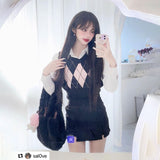 ダブルスリットミニスカート