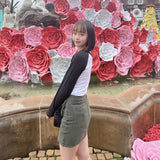 モノクロバイカラーロンT