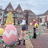 モノクロバイカラーロンT