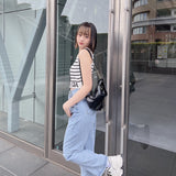 ロゴショートリブタンクトップ