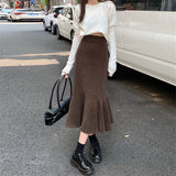 サイドスリットマーメイドスカート