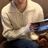 ケーブルジップパーカー