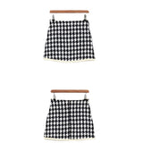 千鳥ジャケット&ミニスカートSET