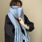 モヘアボリュームマフラー