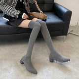 ニーハイソックスブーツ