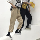 ストレートカジュアルコットンパンツ