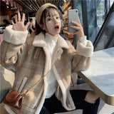 モカチェックフライトジャケット