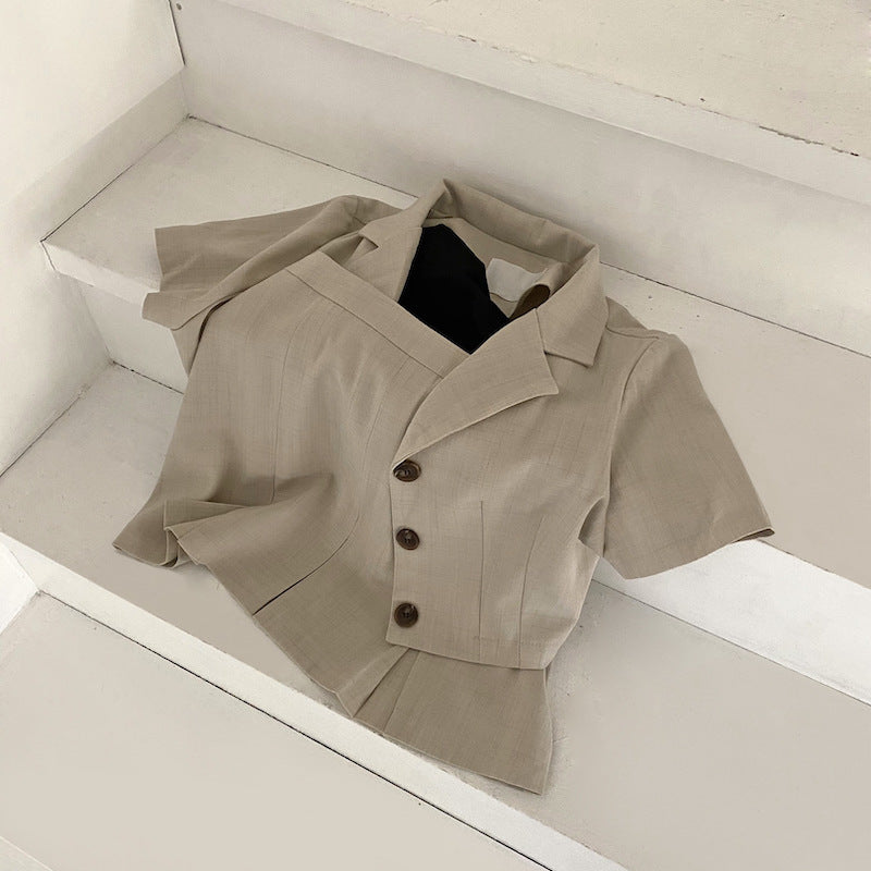 サマーショートジャケット&スカートSET