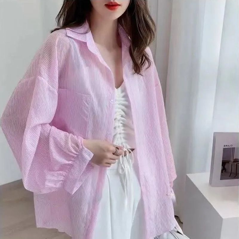 ランタンストライプシャツ