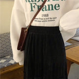 プリーツティアードロングスカート