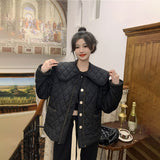 ビッグカラーキルティングジャケット