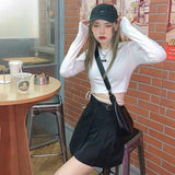 ウエストタイショートロンT