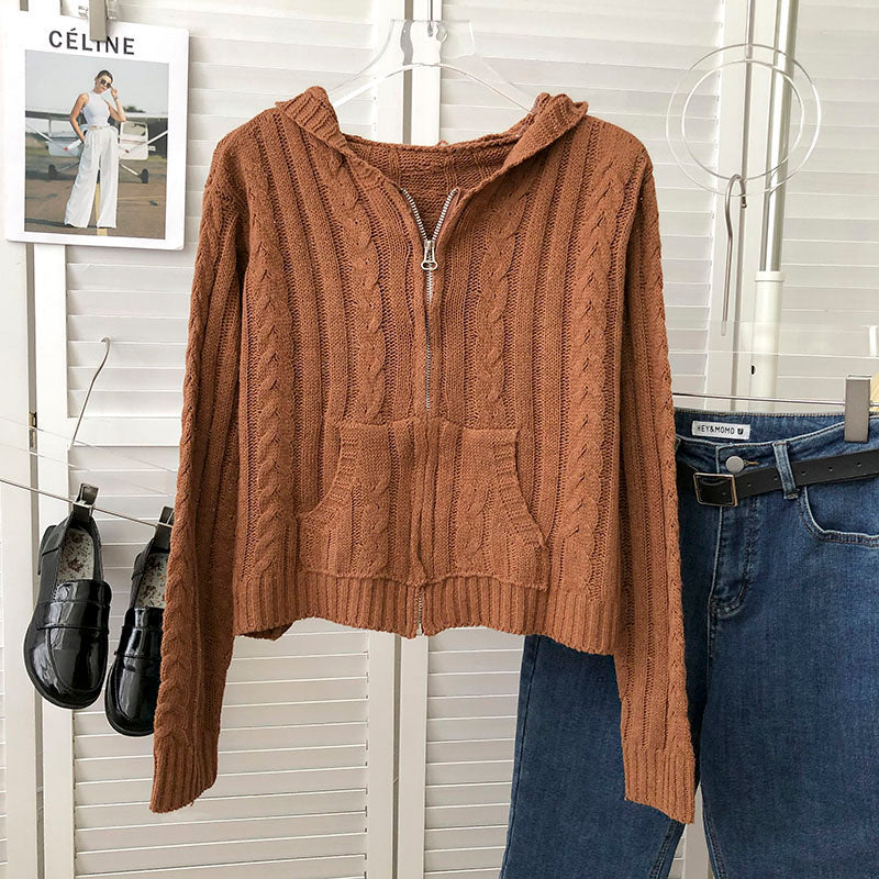 マシュマロケーブルルームパーカー