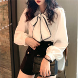 ヴィンテージボウタイブラウス