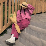 スプリングボリュームブラウス