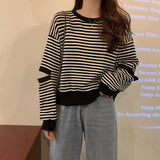 スリットレトロボーダーロンT