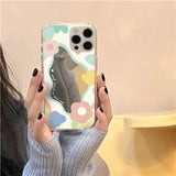 フラワーグラフィックiPhoneケース