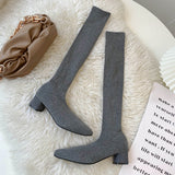 ニーハイソックスブーツ